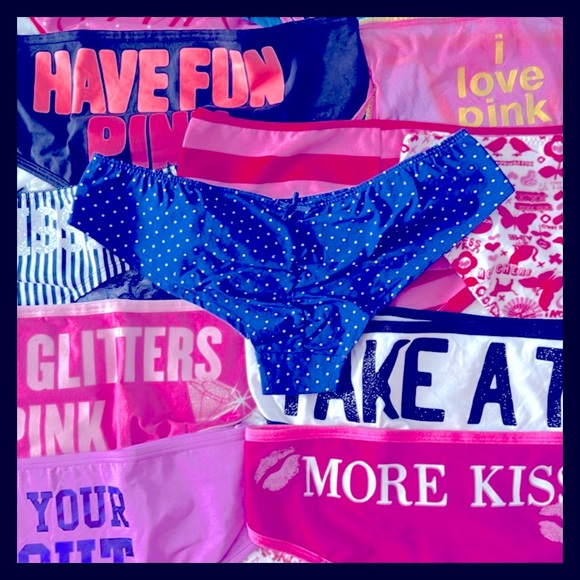 💕ⓅⒾⓃⓀ ⓋⓈ Low Rise Hipster Panties NWT💕 - Picture 3 of 7